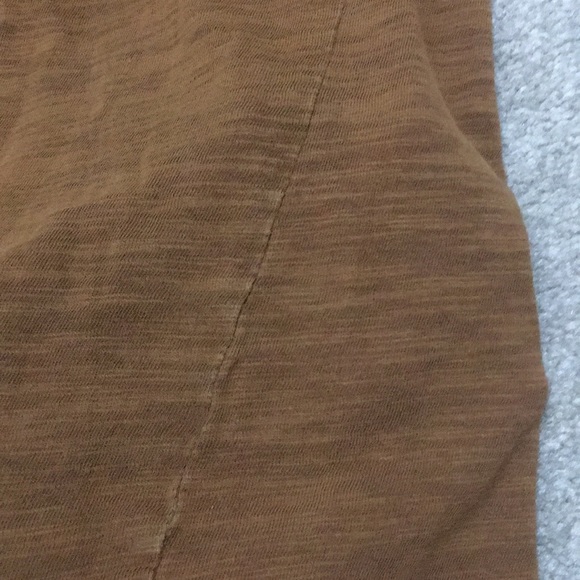 LOFT | Tan/Brown Cotton Tee - Picture 5 of 5